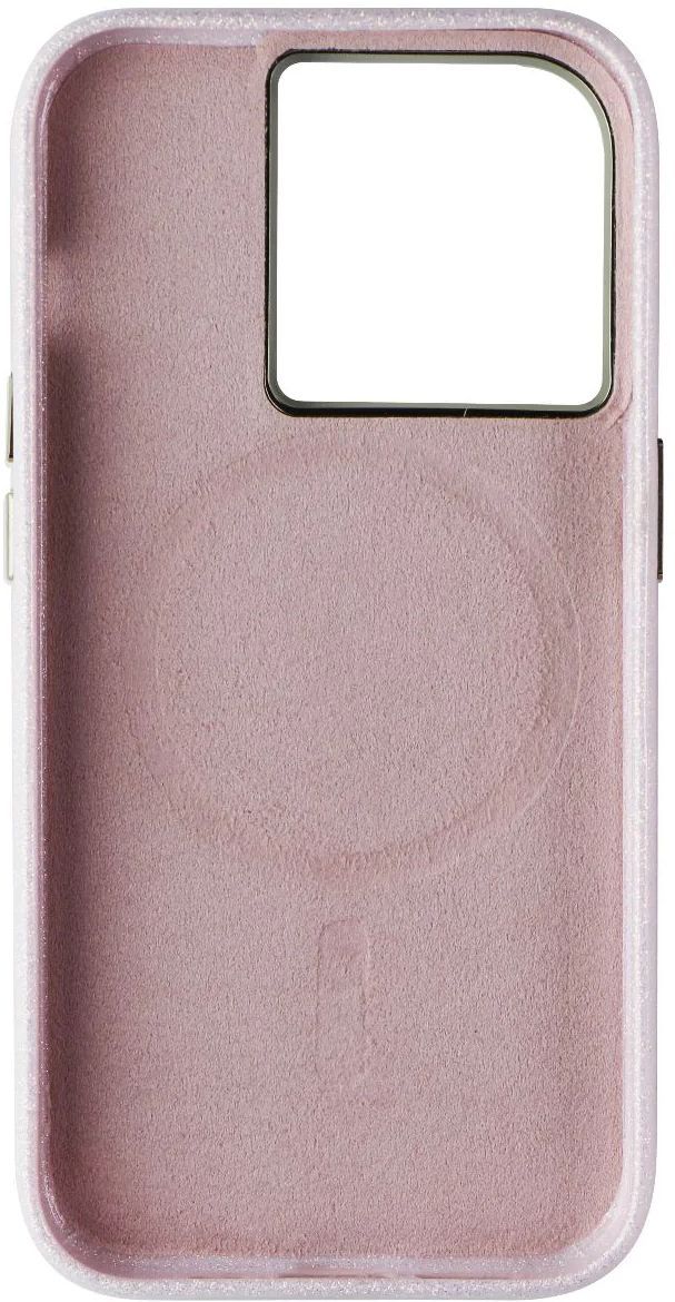 Elizabeth James Glitter Phone Case with MagSafe for iPhone 15 Pro - Blush by Elizabeth James - Refurbished - Like New condition - Image 3