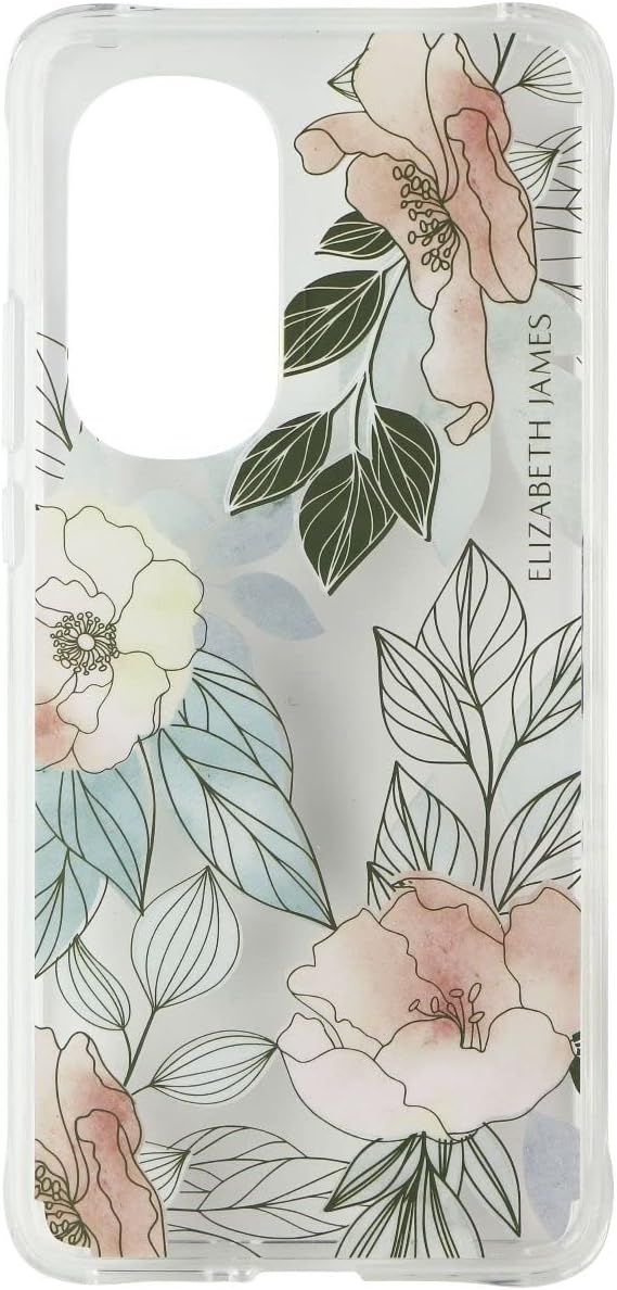 Elizabeth James Phone Case for Motorola Edge (2022) - Blooms in Bordeaux by Elizabeth James - Refurbished - Like New condition - Image 2