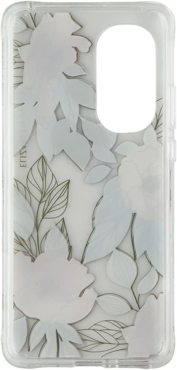 Elizabeth James Phone Case for Motorola Edge (2022) - Blooms in Bordeaux by Elizabeth James - Refurbished - Like New condition - Image 3