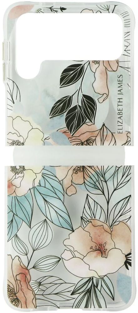 Elizabeth James Phone Case for Samsung Galaxy Z Flip4 - Blooms in Bordeaux by Elizabeth James - Refurbished - Brand New condition - Image 2