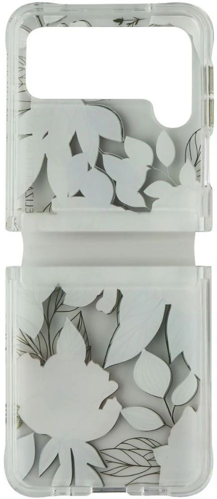 Elizabeth James Phone Case for Samsung Galaxy Z Flip4 - Blooms in Bordeaux by Elizabeth James - Refurbished - Brand New condition - Image 3