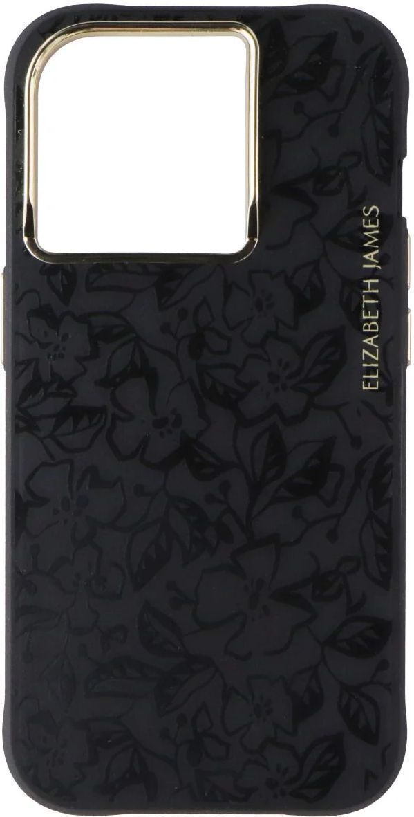Elizabeth James Phone Case with MagSafe for iPhone 15 Pro - Black Floral by Elizabeth James - Refurbished - Brand New condition - US$26.93