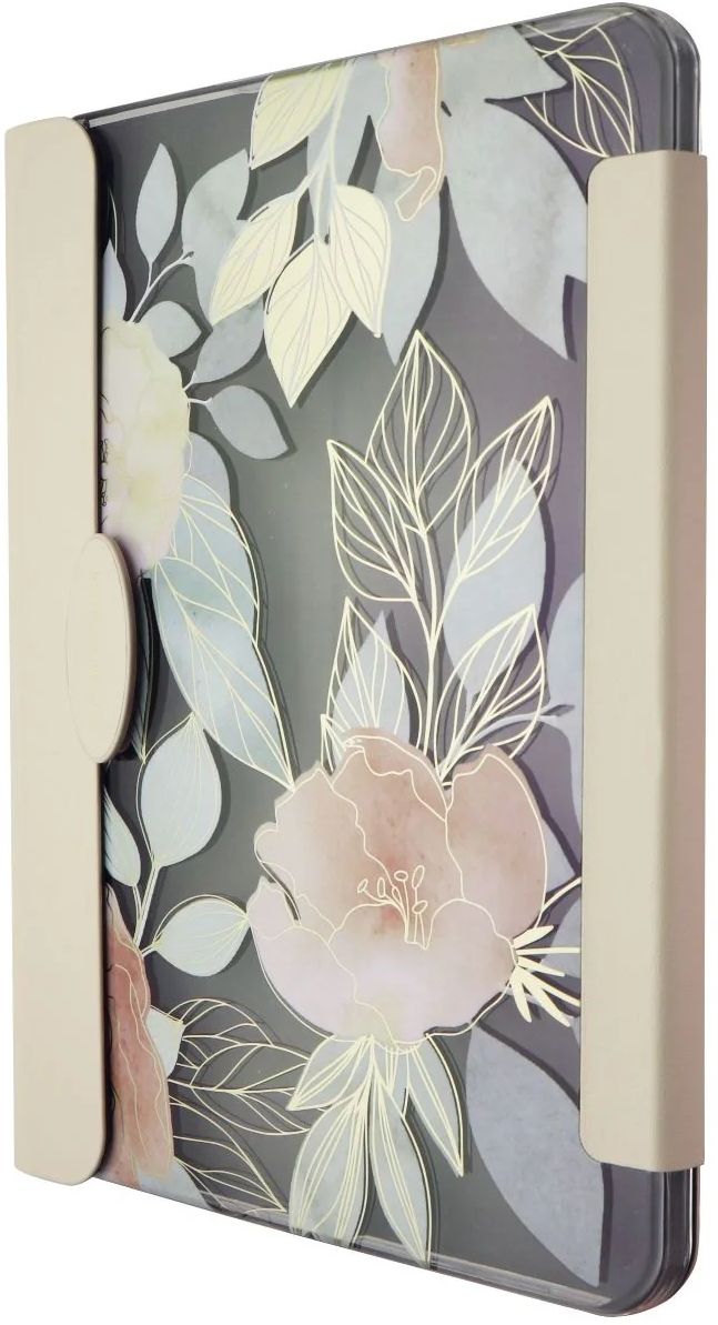 Elizabeth James Stand Folio iPad Case for iPad (10th Gen) - Blooms in Bordeaux - Very Good by Elizabeth James - Refurbished - Very Good condition - US$8.78