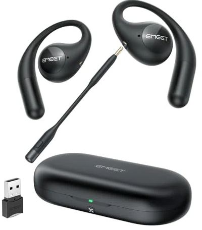 EMEET AirFlow Open-Ear Headphone - Black by EMEET - Refurbished - Very Good condition - US$104.50