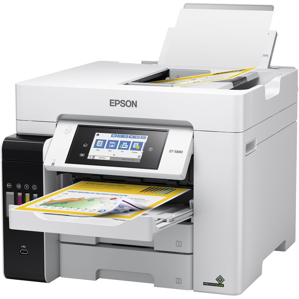 Epson EcoTank(R) Pro ET-5800 Wireless - White by Epson - Image 3