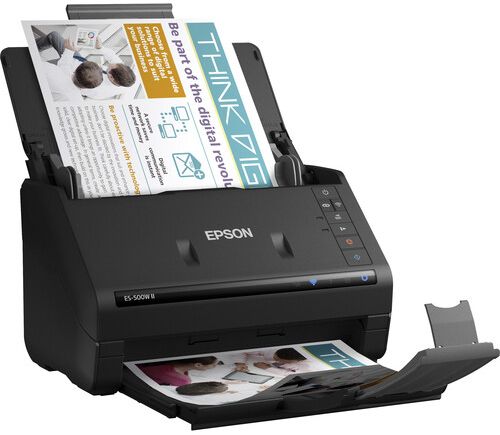 Epson ES-500W II Wireless Duplex Document Scanner - Black by Epson - Image 2