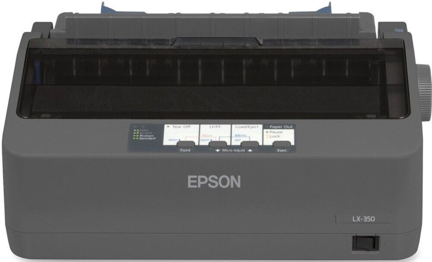 Epson LX-350 Impact Dot Matrix Printer - Gray by Epson - Refurbished - Premium condition - CA$242.49
