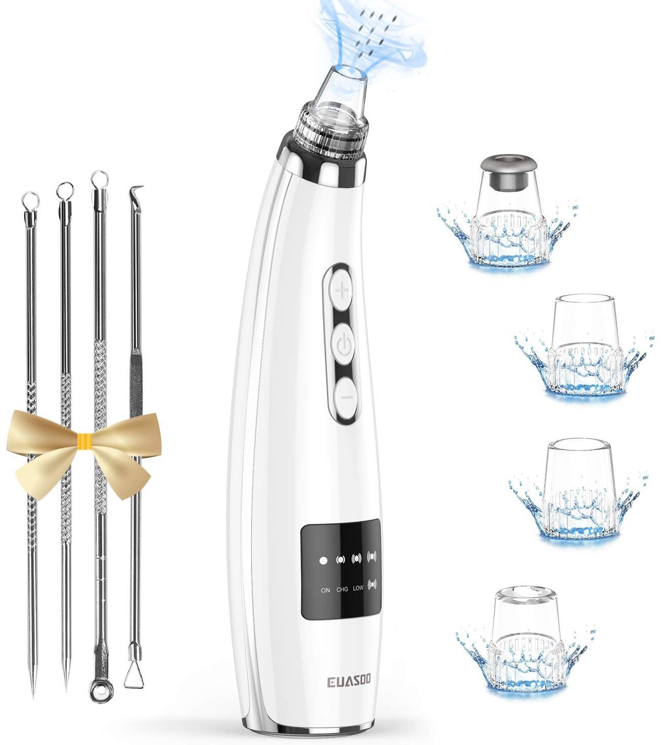 Euasoo JHF-15 Blackhead Remover Pore Cleaner Kit - White by Euasoo - Refurbished - Very Good condition - US$28.70