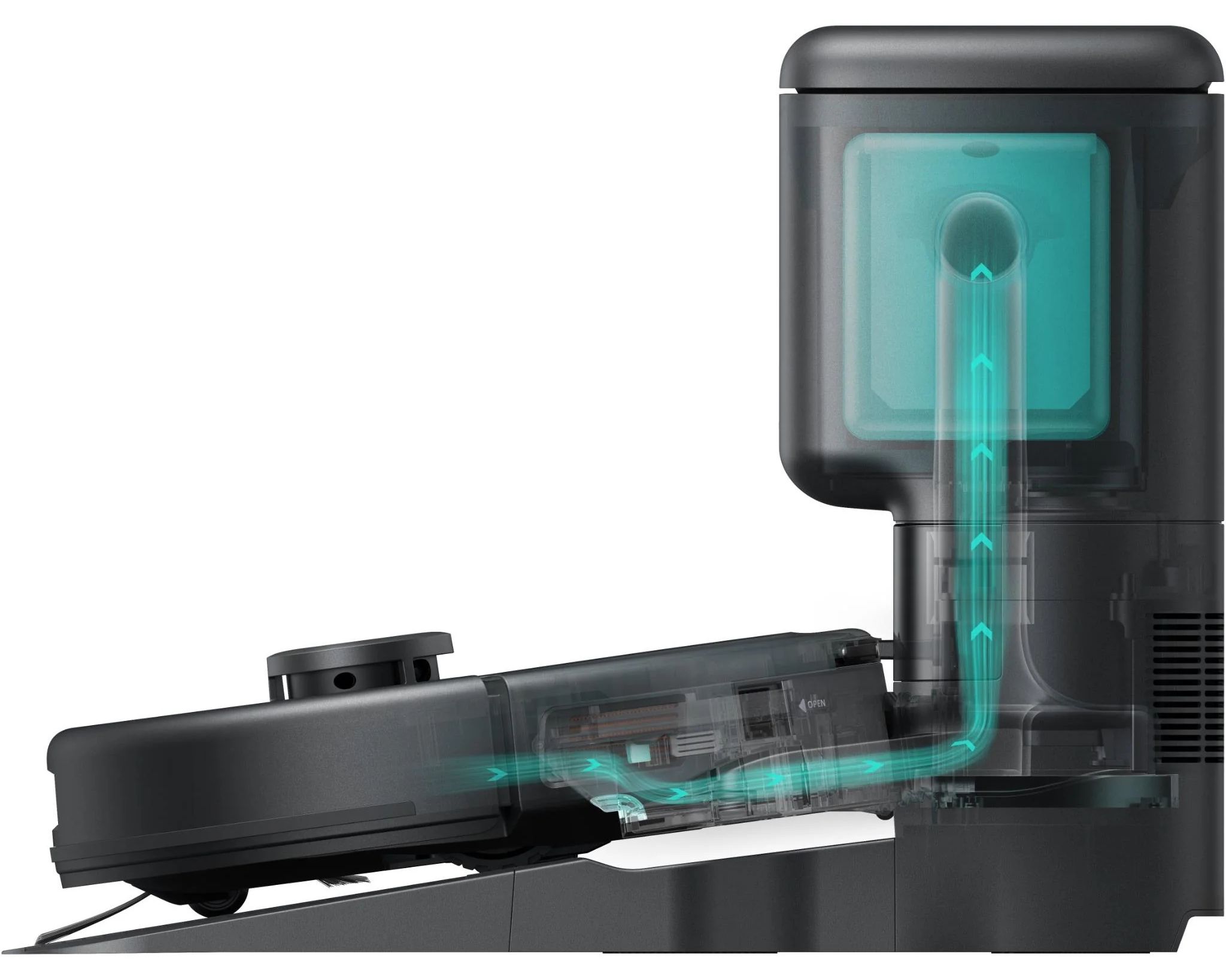 Eufy L60 Hybrid Robot Vacuum with Self Empty Station - Black by Eufy - Image 3