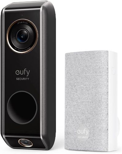 Eufy Security S330 Video Doorbell (Wired) with Chime - Black by Eufy - Refurbished - Very Good condition - US$99.73