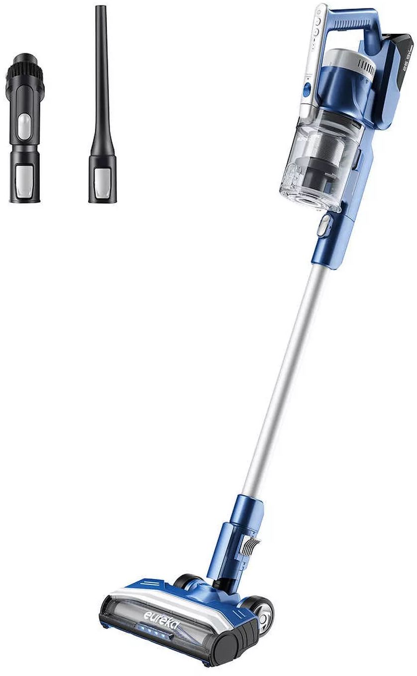 Eureka Stylus Elite Anti-Tangle Cordless Stick Vacuum NEC380 - Gray/Blue by Eureka - Refurbished - Good condition - Image 2