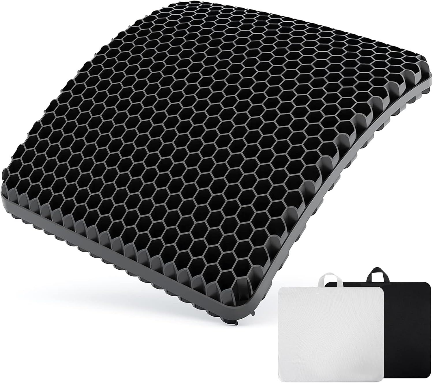 Evnoste Gel Seat Cushion (L) - Black by Evnoste - Refurbished - Very Good condition - US$32.13