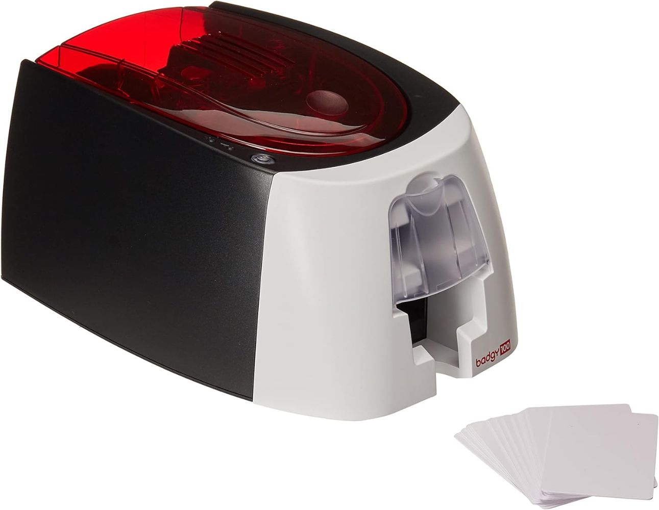 Evolis Badgy100 Color Plastic Card Printer - Black by Evolis - Refurbished - Very Good condition