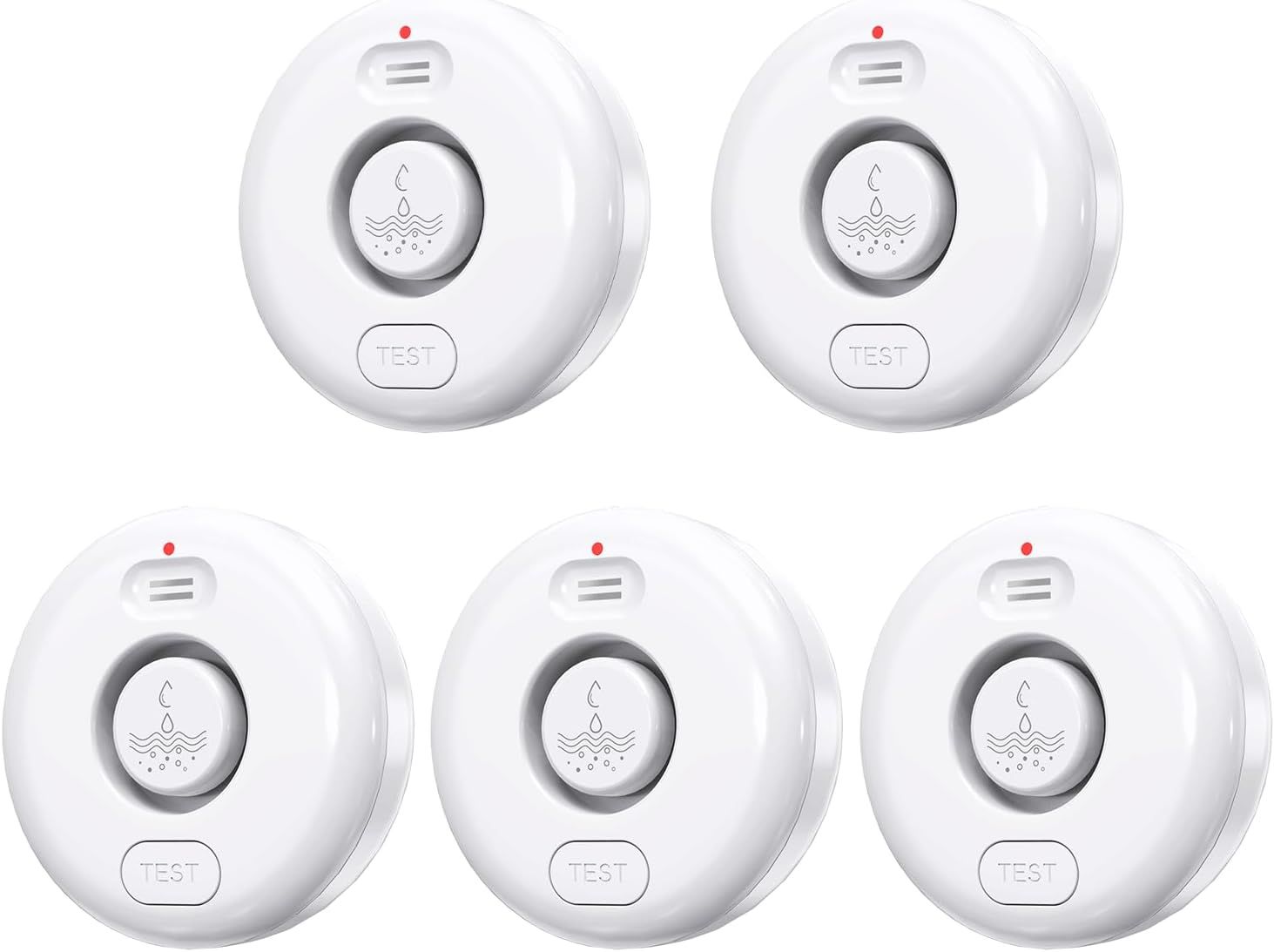 Fansitc Water Leak Detectors (5Pack) - White by Fansitc - Refurbished - Very Good condition - US$32.43