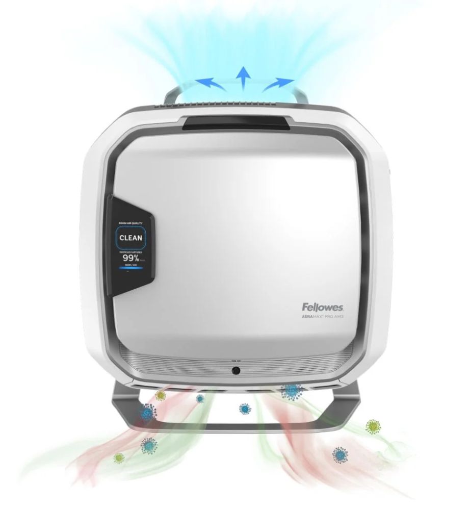 Fellowes AeraMax Pro AM3S PC Air Purifier - Silver/Stainless by Fellowes - Refurbished - Very Good condition - Image 5