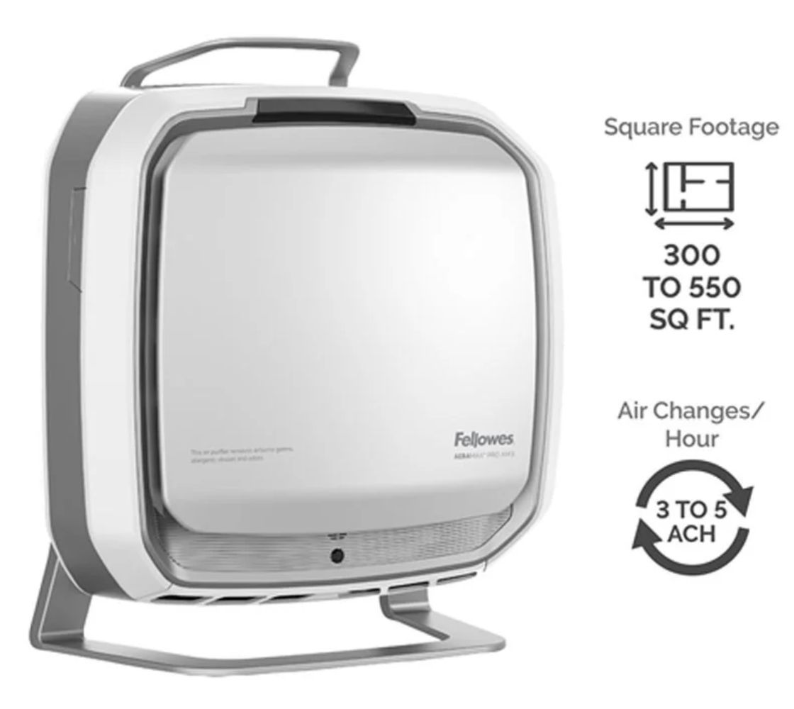 Fellowes AeraMax Pro AM3S PC Air Purifier - Silver/Stainless by Fellowes - Refurbished - Very Good condition - Image 6