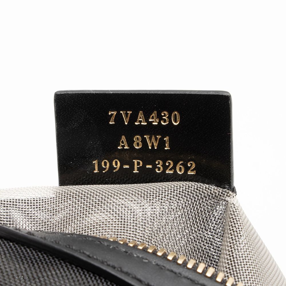 Fendi Mesh Karligraphy Duffle - Leather - Black by Fendi - Image 6