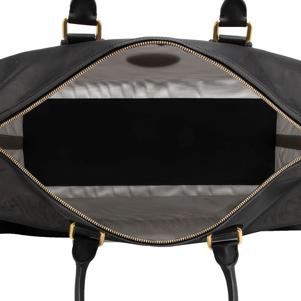 Fendi Mesh Karligraphy Duffle - Leather - Black by Fendi - Image 7