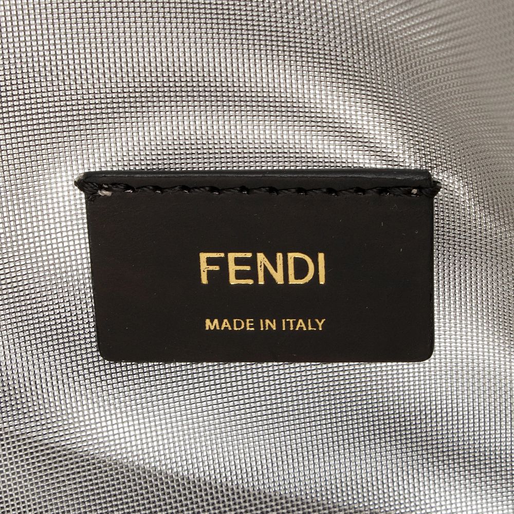 Fendi Mesh Karligraphy Duffle - Leather - Black by Fendi - Image 8