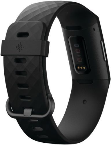 Fitbit Charge 4 Advanced Fitness Tracker - 35mm - Black Plastic Case with Black Elastomer Classic Band - Large Size by Fitbit - Refurbished - Very Good condition - Image 4