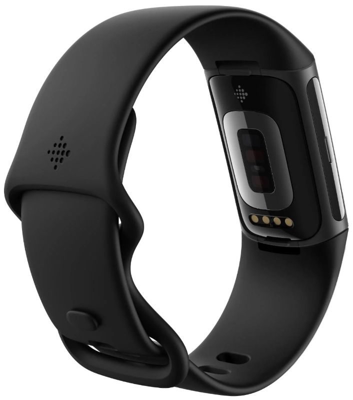 Fitbit Charge 6 Fitness Tracker - Black Aluminum Case with Obsidian Silicone Infinity Band by Fitbit - Refurbished - Like New condition - Image 3