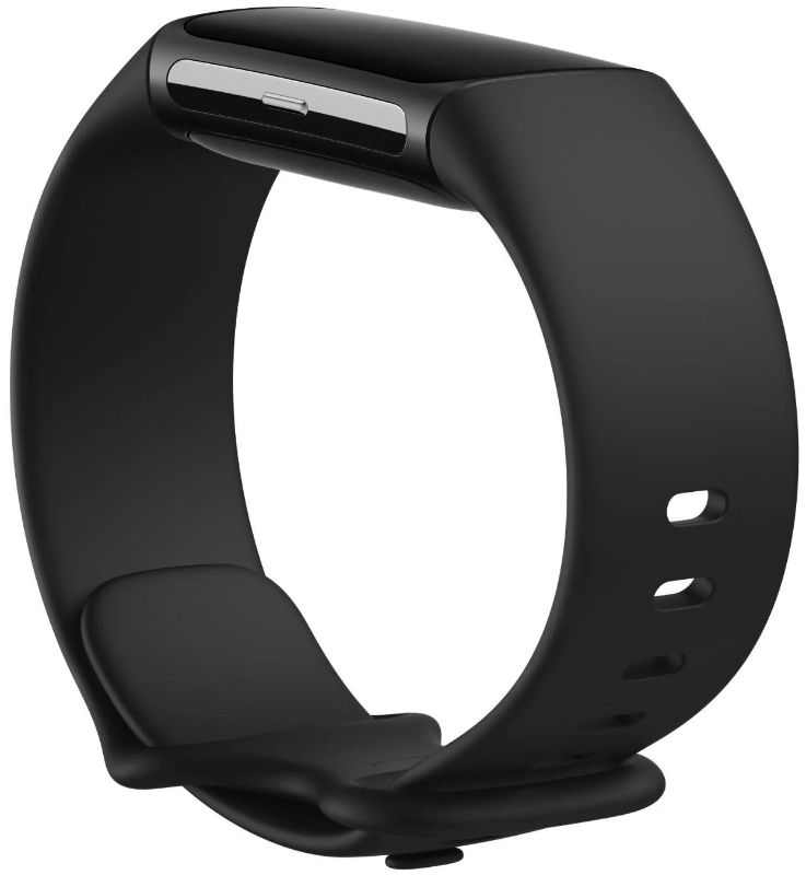 Fitbit Charge 6 Fitness Tracker - Black Aluminum Case with Obsidian Silicone Infinity Band by Fitbit - Refurbished - Like New condition - Image 4