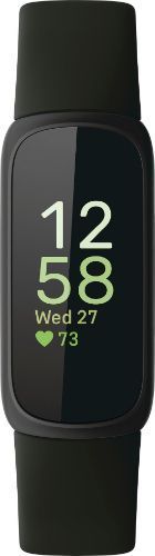 Fitbit Inspire 3 Health and Fitness Tracker - 36mm - Black Plastic Resin Case with Midnight Zen Silicone Silicone Band - Small Size by Fitbit - Refurbished - Like New condition - US$51.49