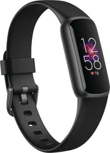 Fitbit Luxe Fitness + Wellness Tracker - 20mm - Graphite Stainless Steel Case with Black Silicone Classic Band - Small Size by Fitbit - Refurbished - Very Good condition - Image 2