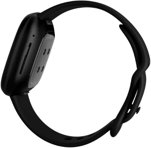 Fitbit Versa 3 Health and Fitness Smartwatch - 40mm - Black Aluminum Case with Black Elastomer Classic Wristband - Large Size by Fitbit - Refurbished - Very Good condition - Image 5