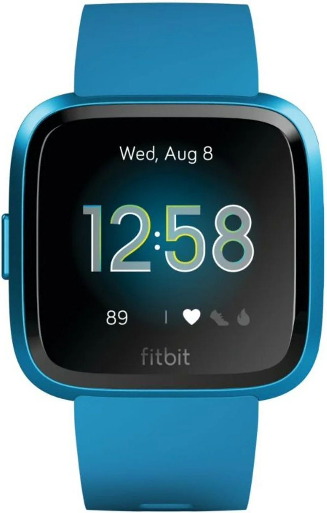 Fitbit Versa Lite Edition Smartwatch - Marina Blue Aluminum Case with Marina Blue Silicone Sport Band by Fitbit - Refurbished - Very Good condition - Image 2