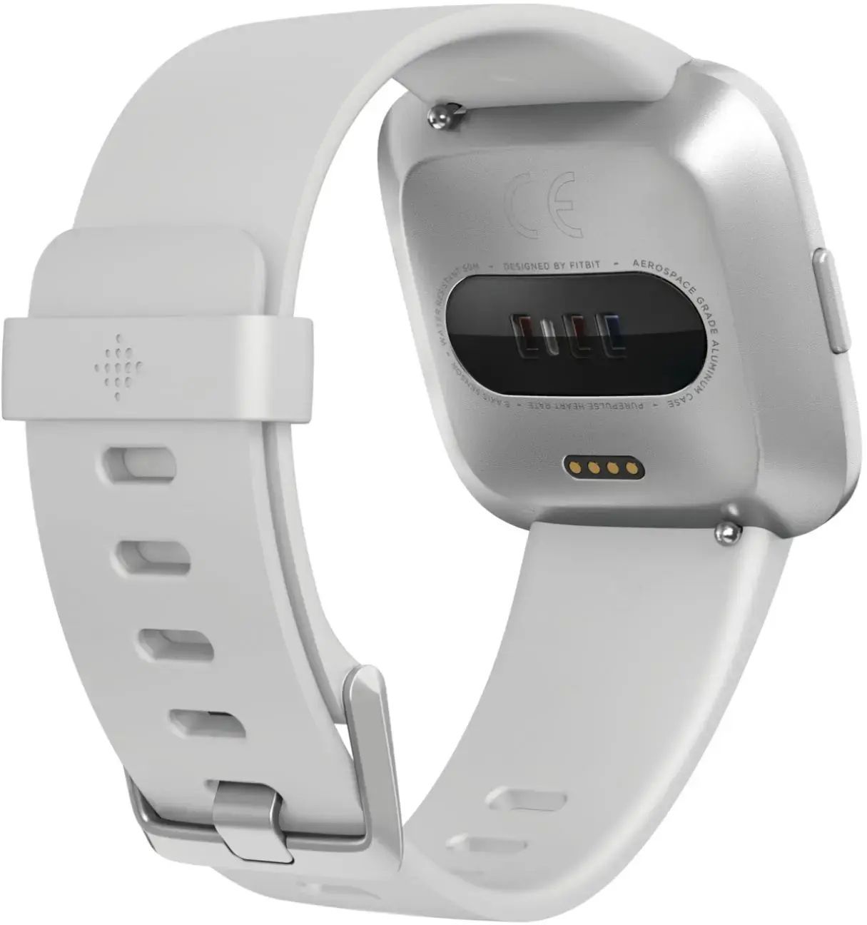 Fitbit Versa Lite Edition Smartwatch - Silver Aluminum Case with White Silicone Sport Band by Fitbit - Refurbished - Very Good condition - Image 4