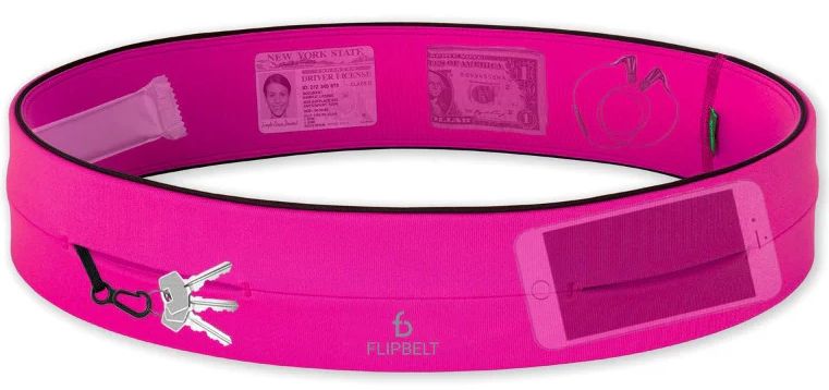 FlipBelt Classic Running Belt (Medium) - Hot Pink by FlipBelt - Image 3