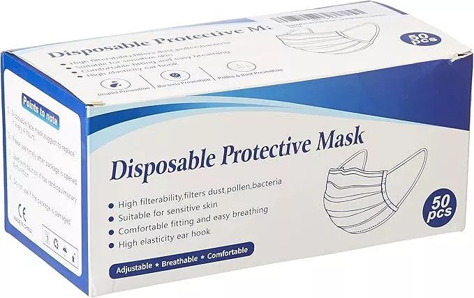 Fohwa Disposable Protective Face Mask (50 Pieces) - White by Fohwa - Refurbished - Brand New condition - US$20.98