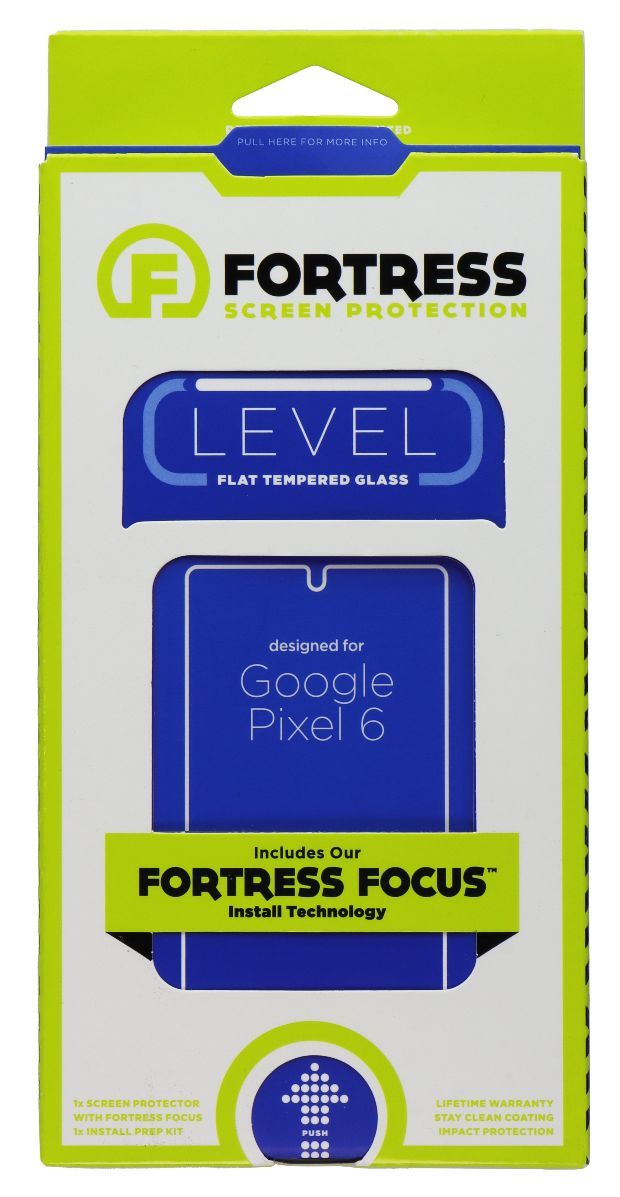 Fortress Level Flat Tempered Glass Screen Protector for Google Pixel 6 - Clear by Fortress - Image 2