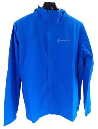 Free Country Men's Hydro Lite Waterproof Rain Jacket L - Electric Blue by Free Country - Refurbished - Brand New condition - US$81.48