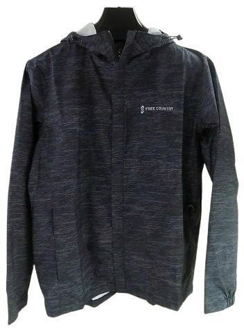 Free Country Men's Hydro Lite Waterproof Rain Jacket XL - Printed Black by Free Country - Refurbished - Brand New condition - US$81.48