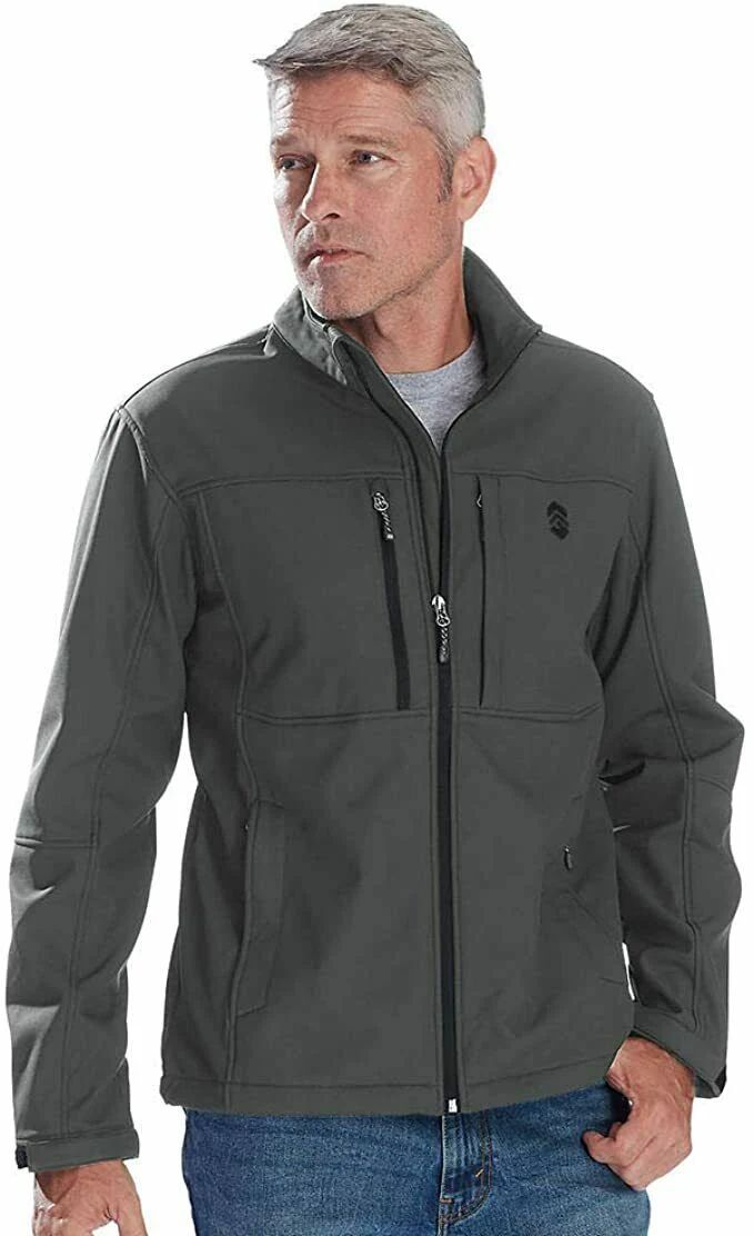 Free Country Super Softshell Men's Jacket XL - Charcoal by Free Country - Refurbished - Brand New condition - US$91.48