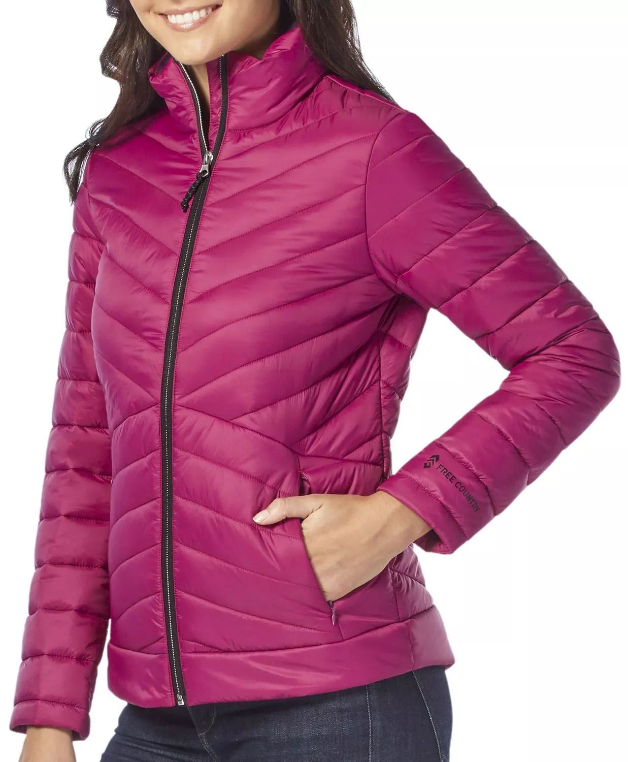 Free Country Women's Ultrafill Jacket L - Berry/Plum by Free Country - Refurbished - Brand New condition - US$91.48