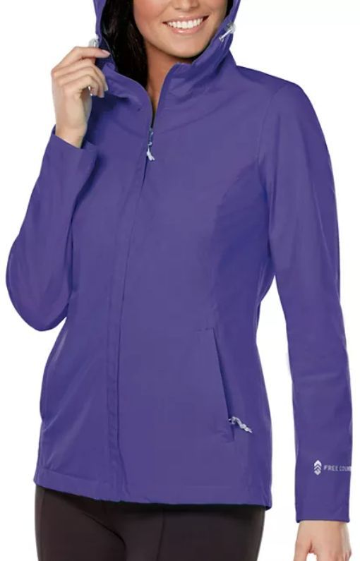 Free Country Women's Waterproof Rain Jacket L - Classic Purple by Free Country - Refurbished - Brand New condition - US$81.48