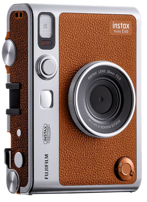 Fujifilm Instax Mini Evo Instant Camera - Brown by Fujifilm - Image 3
