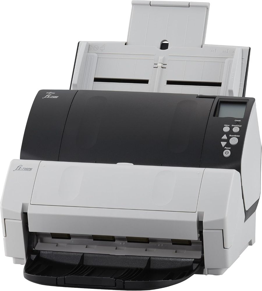 Fujitsu fi-718PR Post-Scan Imprinter - White by Fujitsu - Image 2