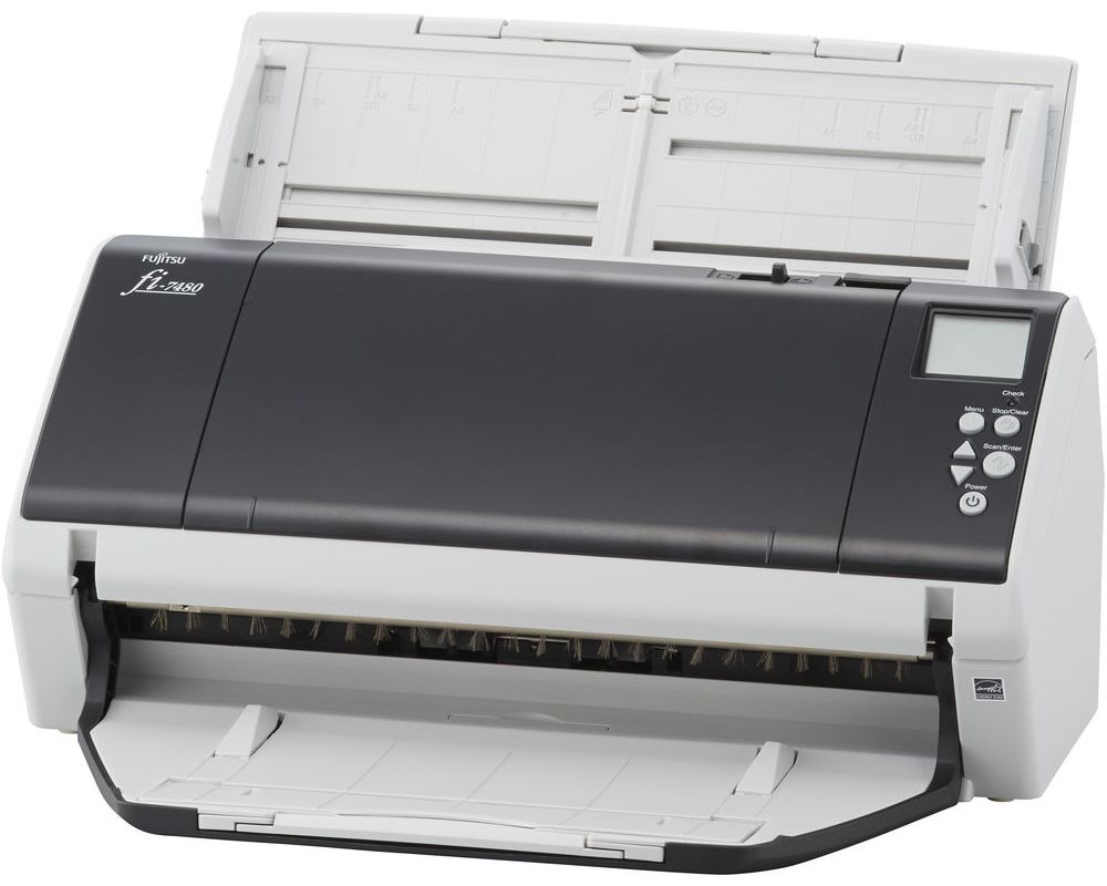 Fujitsu Ricoh FI-7480 Color Duplex Document Scanner - Black by Fujitsu - Refurbished - Very Good condition - US$5176.08