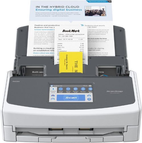 Fujitsu ScanSnap iX1600 Cloud Document Scanner - White by Fujitsu - Refurbished - Very Good condition - US$682.99
