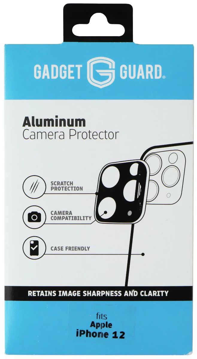 Gadget Guard Aluminum Camera Lens Screen Protector for iPhone 12 - Clear by Gadget Guard - Refurbished - Brand New condition - US$10.08