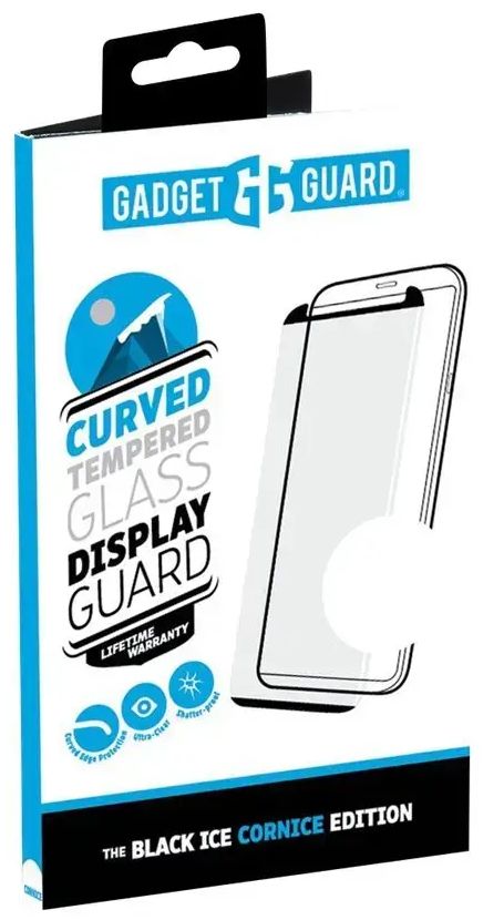 Gadget Guard Black Ice Cornice Curved Glass Screen Protector for LG V40 ThinQ - Clear by Gadget Guard - Refurbished - Brand New condition - Image 2