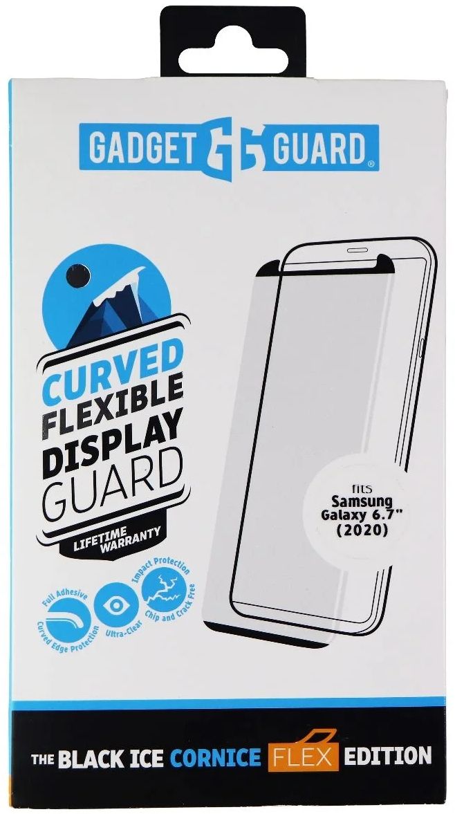 Gadget Guard Black Ice Cornice Flex Edition Curved Screen Protector for Samsung Galaxy S20+ - Clear by Gadget Guard - Image 2