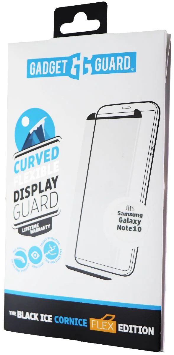 Gadget Guard Black Ice Cornice Flex Edition Screen Protector for Galaxy Note10 - Clear by Gadget Guard - Refurbished - Brand New condition - US$13.93