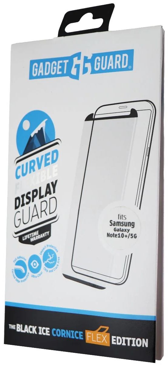 Gadget Guard BlackIce Cornice Flex Edition Screen Protector for Galaxy Note10+ - Clear by Gadget Guard - Refurbished - Brand New condition - US$8.78