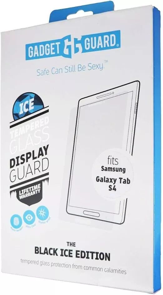 Gadget Guard Black Ice Edition Tempered Glass Screen Protector for Samsung Galaxy Tab S4 - Clear by Gadget Guard - Refurbished - Brand New condition - US$20.98