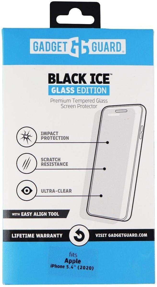 Gadget Guard Black Ice Glass Edition Screen Protector for iPhone 12 mini - Clear by Gadget Guard - Refurbished - Brand New condition - Image 2
